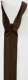 Reißverschluss, verdeckt, Kunststoff, Perlon, 60 cm, teilbar, Schokobraun