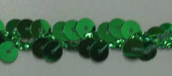 Paillettenborte, 15mm breit, grün, 25m Karte